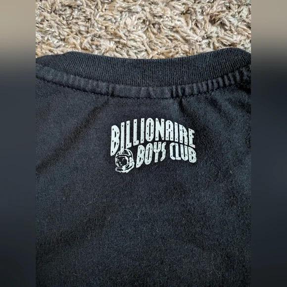 Billionaire Boys Club Black Blue Car Graphic Cotton Shirt Men's L - Picture 7 of 7